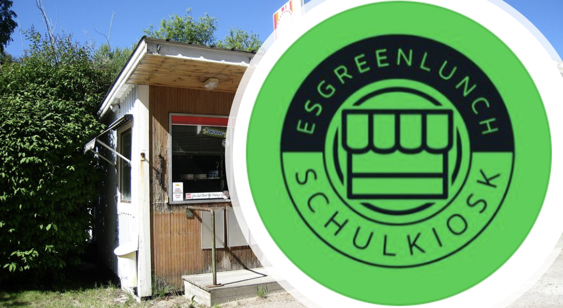 ESGreenlunch-Kiosk von Schüler:innen für Schüler:innen